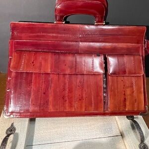 Elegant eel skin Briefcase